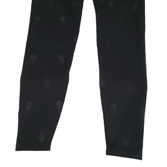 Beyond Yoga Leggings Medium Black Pineapple Print Ankle Crop Athleisure - Picture 2 of 9